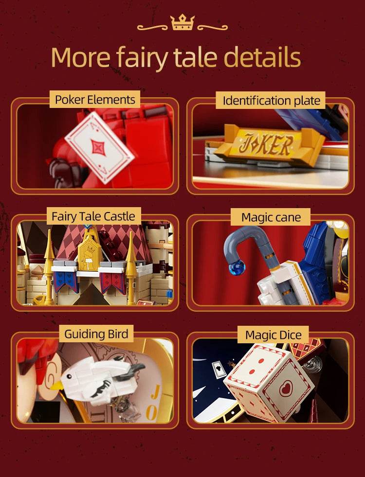 Cartoon Poker Joker Building Block Figure Toy Bricks Set - ToylandEU