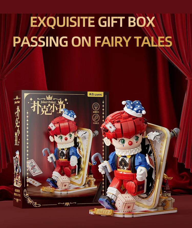 Cartoon Poker Joker Building Block Figure Toy Bricks Set - ToylandEU