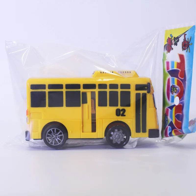 Cartoon Puzzle Korean Tayo Mini Bus Toy With Openable Doors - ToylandEU