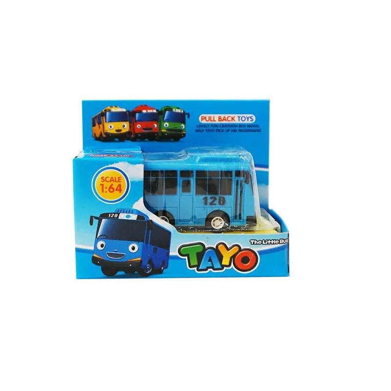 Cartoon Puzzle Korean Tayo Mini Bus Toy With Openable Doors - ToylandEU