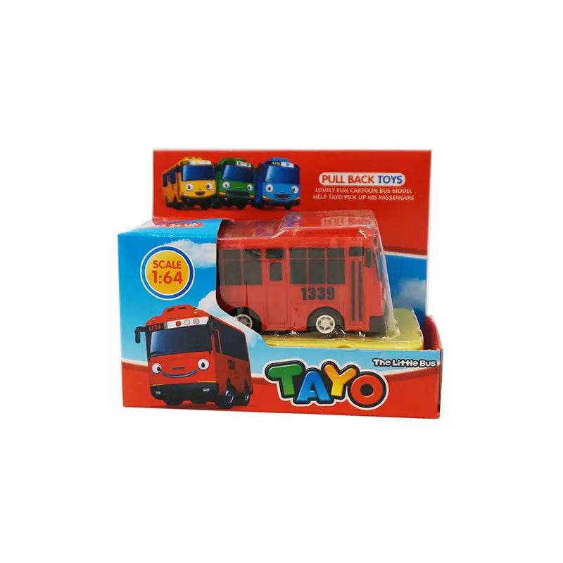 Cartoon Puzzle Korean Tayo Mini Bus Toy With Openable Doors - ToylandEU