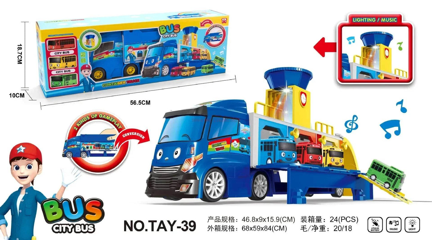 Cartoon Tayos The Little Bus Container Truck Storage Box - ToylandEU
