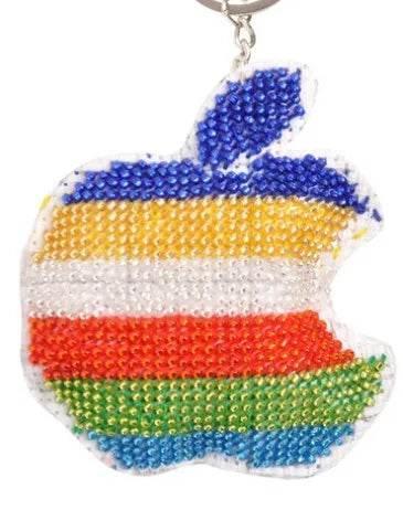 Cartoon-Themed Bead Cross Stitch Kit for DIY Keychain and Phone Plug - Printed Plastic Canvas with Cotton Thread - ToylandEU