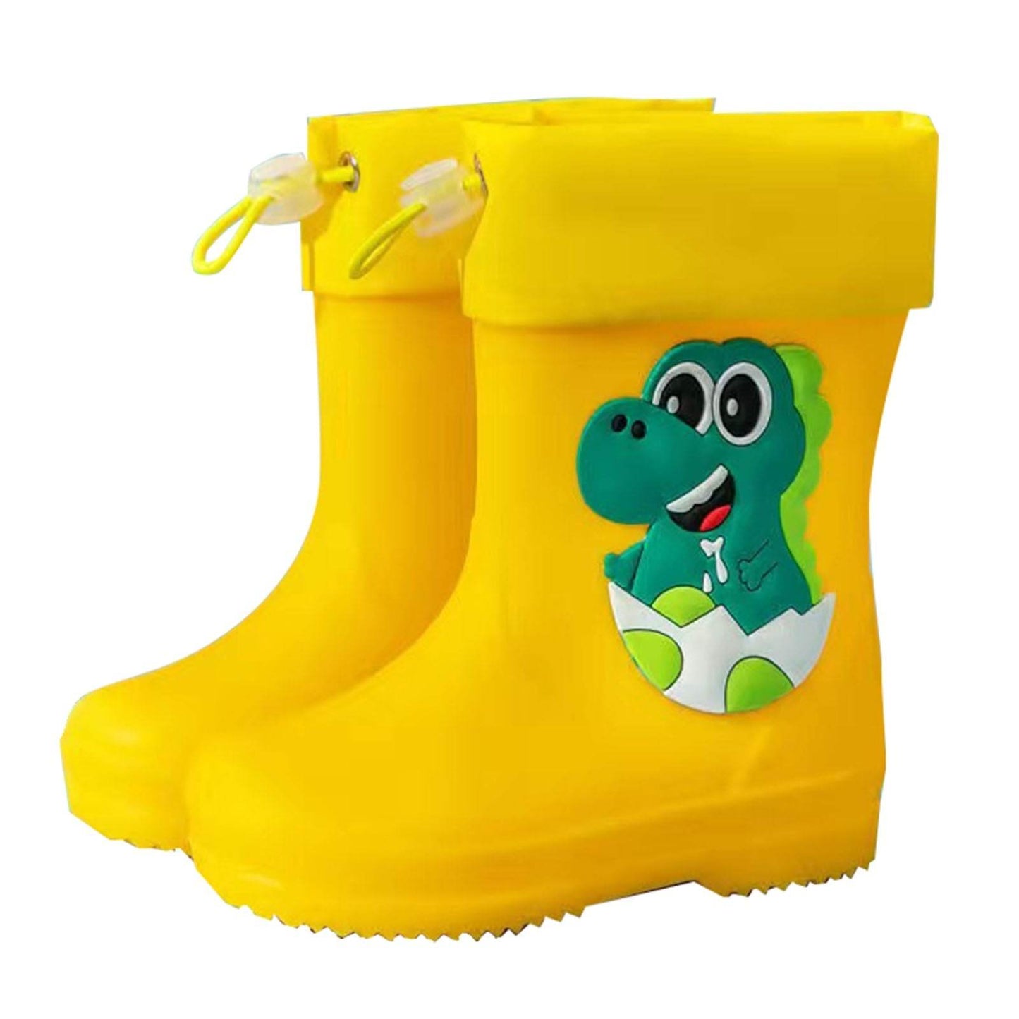 Cartoon Waterproof Rain Boots for Kids - Toddler Natural Rubber Ankle Boots - ToylandEU