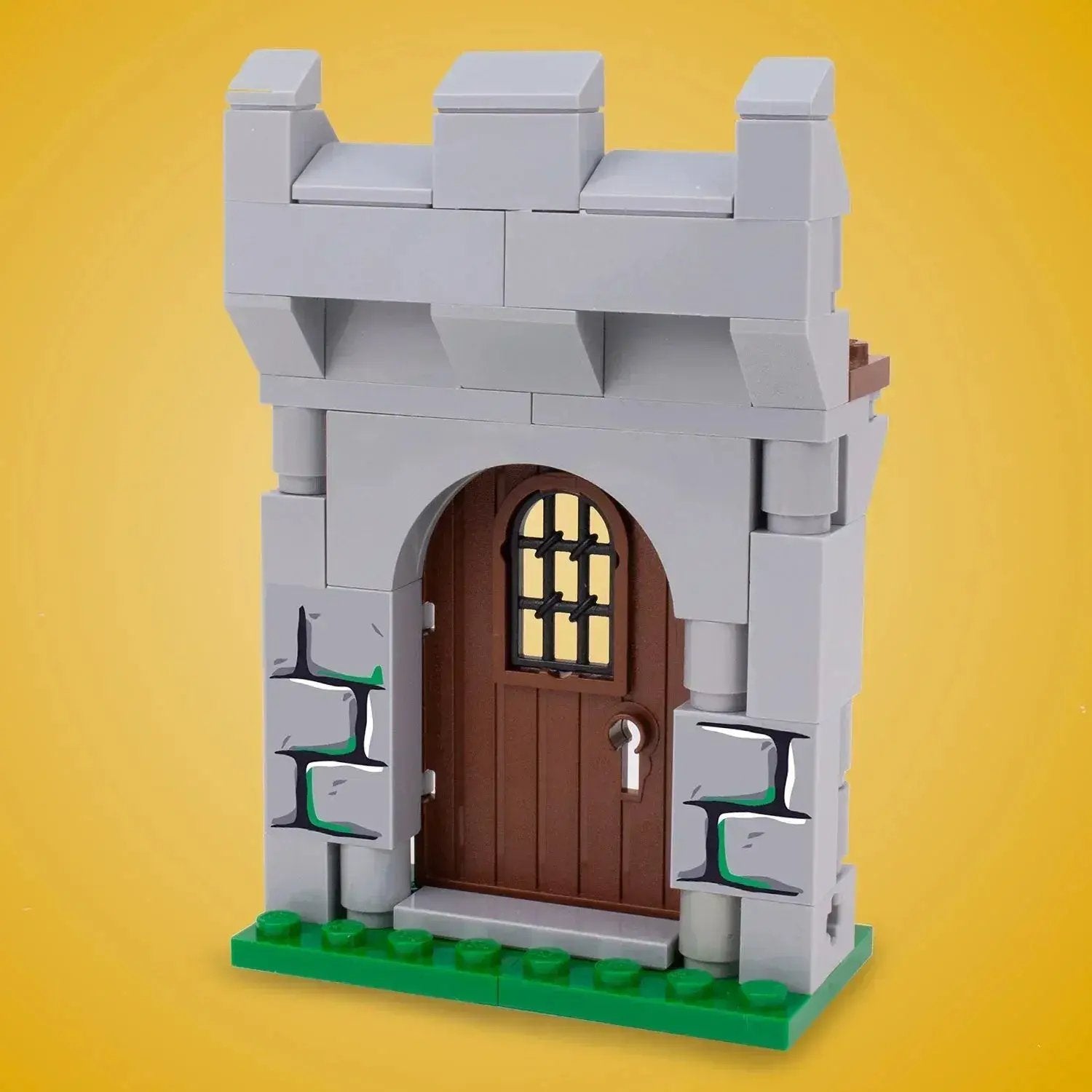 Castle Door Modular Building Set For LEGO Castle Expansion - ToylandEU