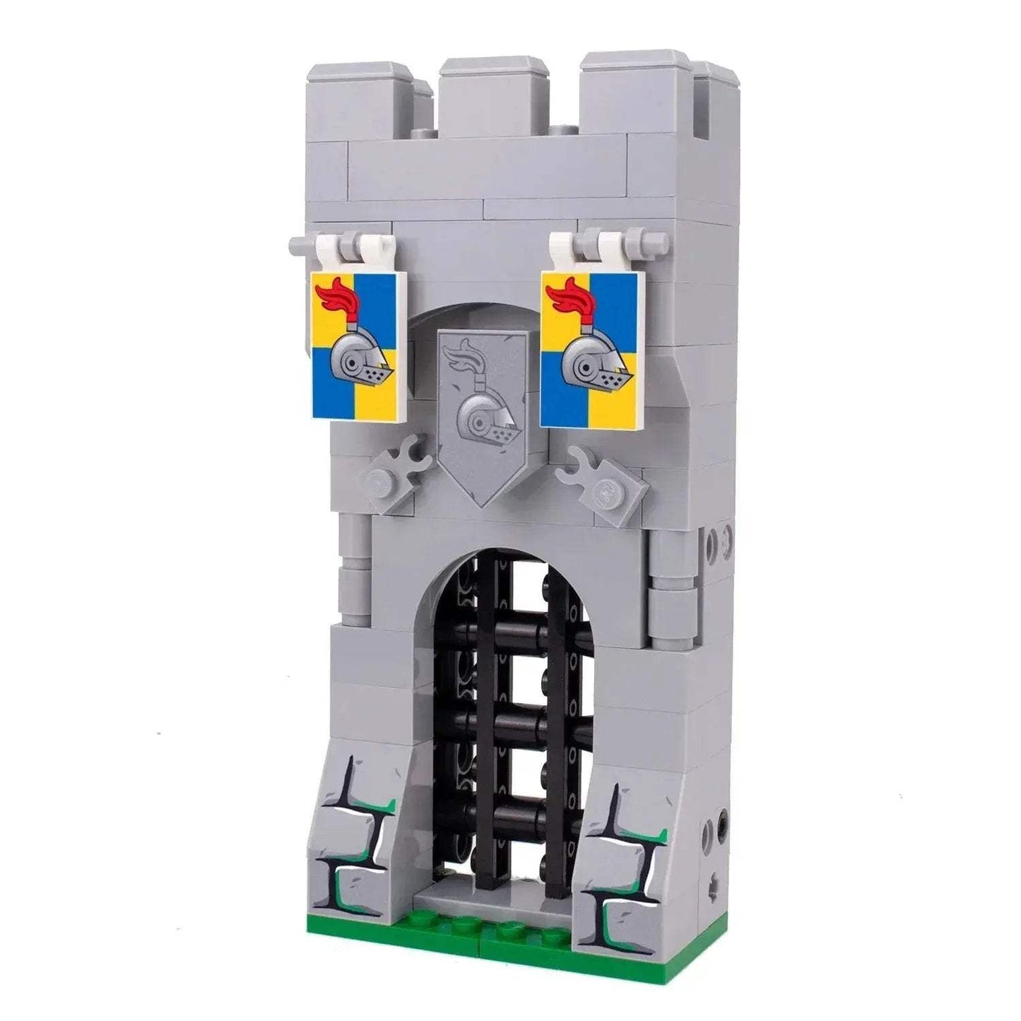 Castle Gate Modular Building Set with Authentic LEGO Parts - ToylandEU