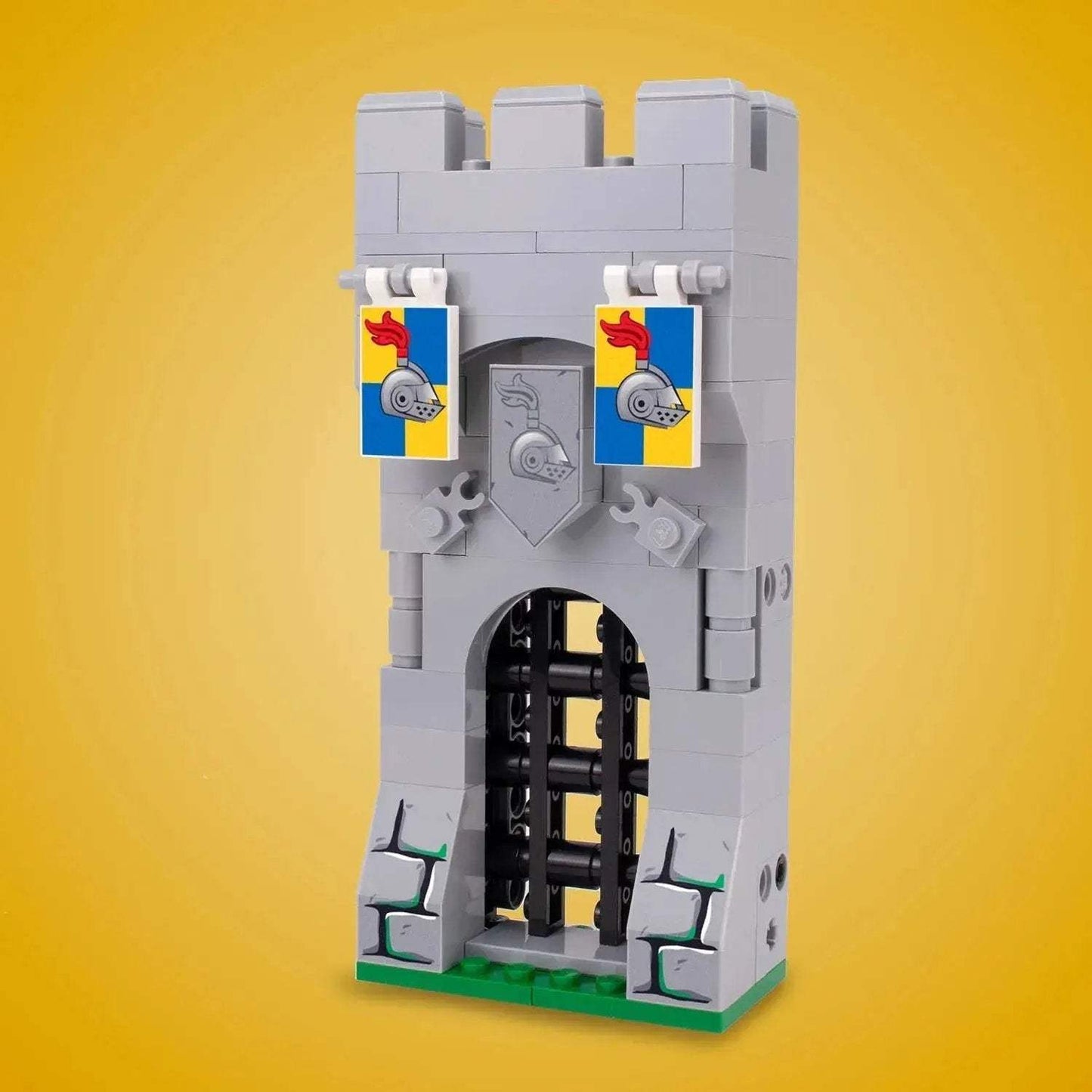 Castle Gate Modular Building Set with Authentic LEGO Parts - ToylandEU