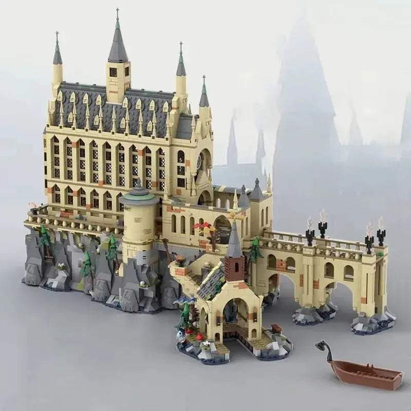  Castle Model Kit Great Hall And Boathouse DIY Puzzle -  ToylandEU™