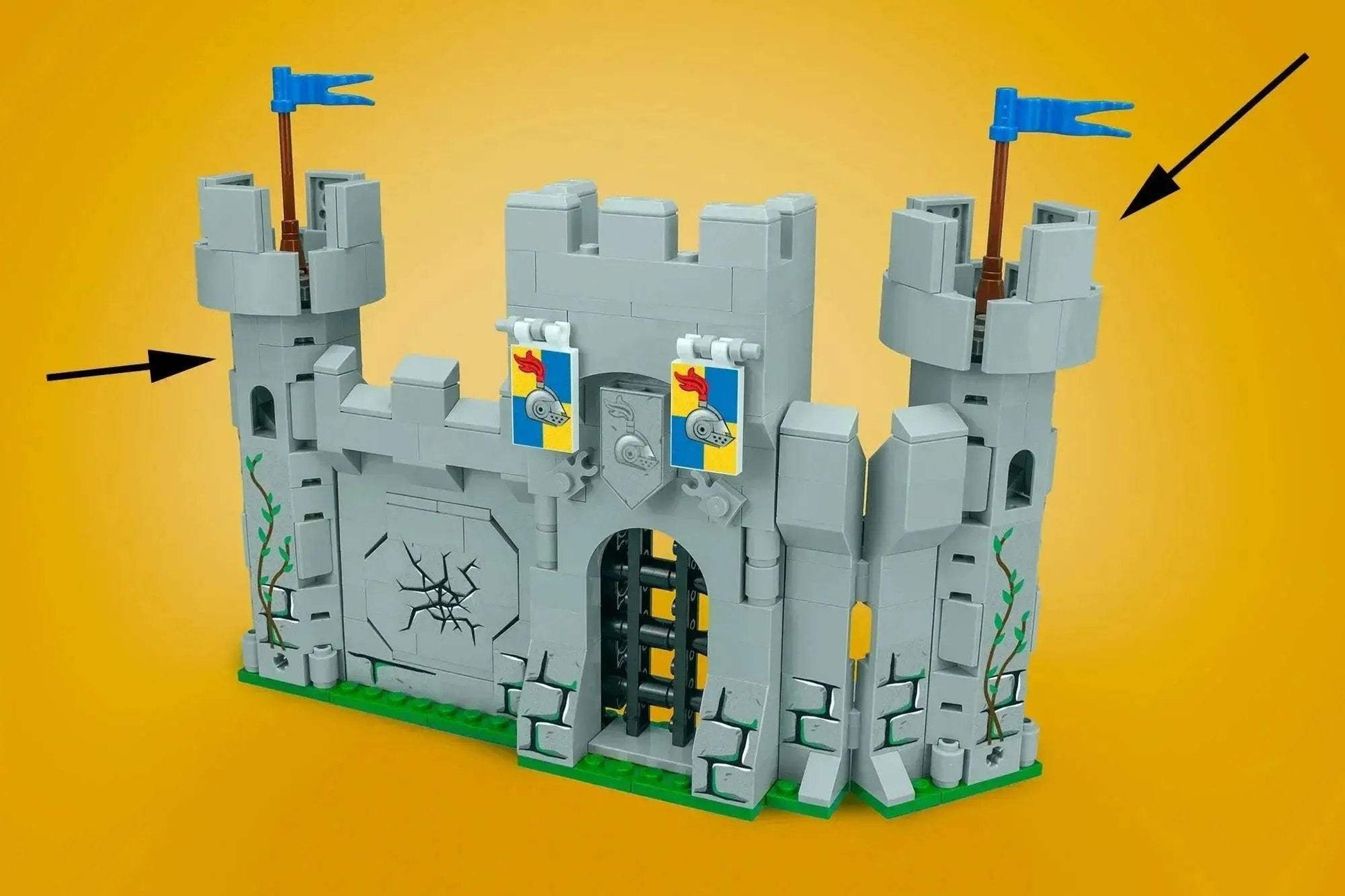 Castle Tower Modular Building Set for LEGO Compatible Creations - ToylandEU