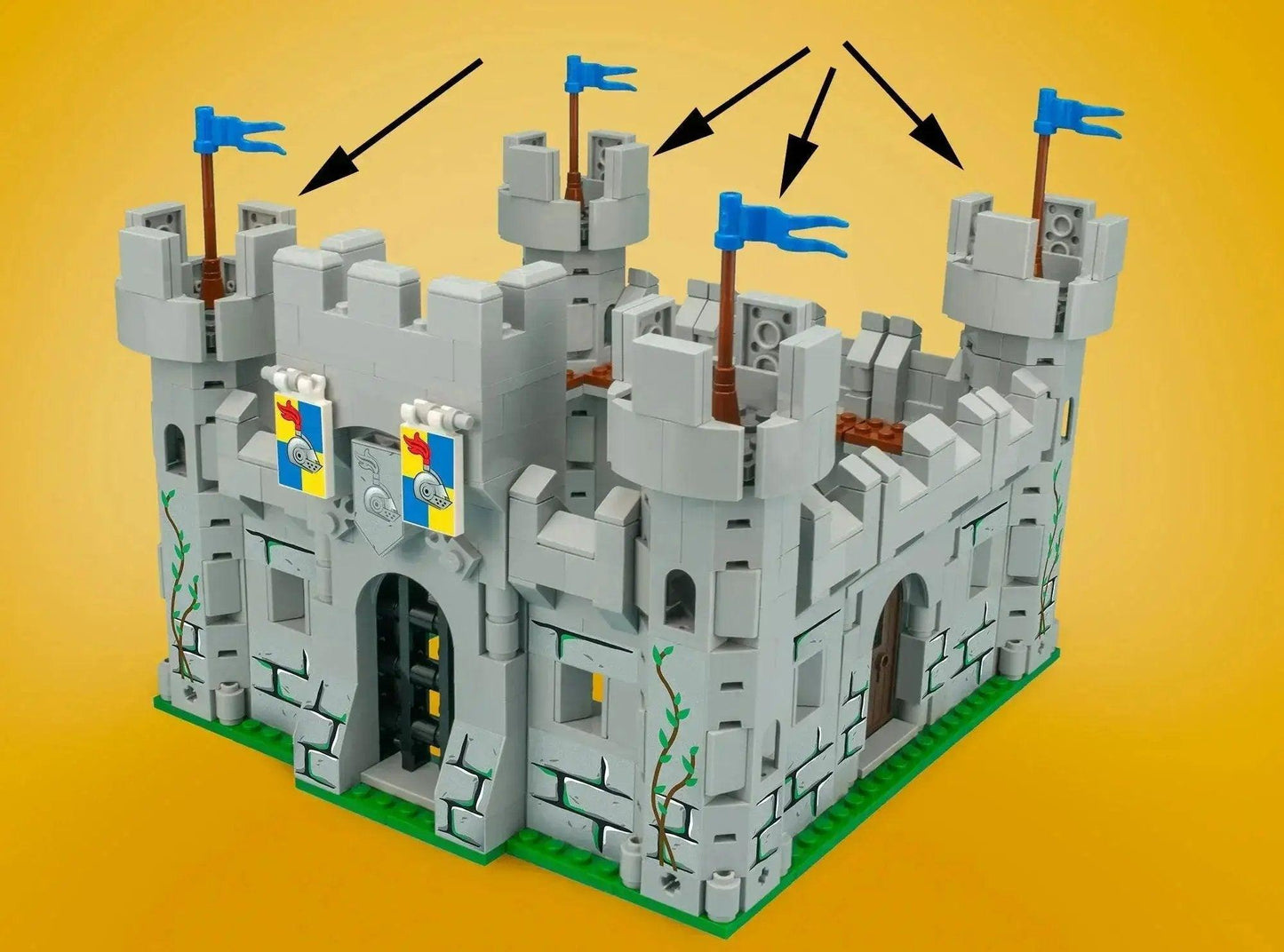  Castle Tower Modular Building Set Lego Compatible Prime -  ToylandEU™