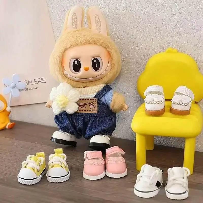  Only Shoes For LABUBU 17cm Cotton Dolls Casual Sports Shoes Dolls Accessories -  ToylandEU™