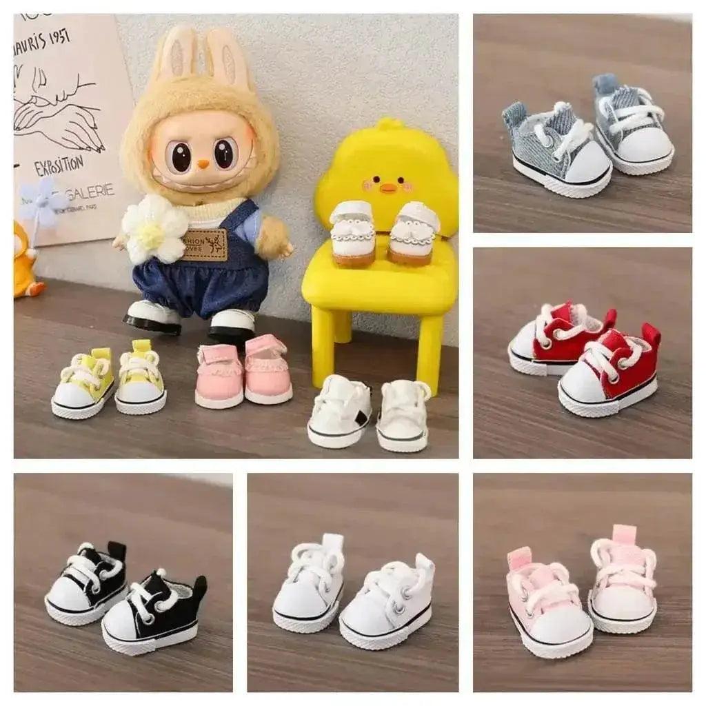  Stylish Casual Sports Shoes with Durable PU Material for LABUBU 17cm Cotton Dolls -  ToylandEU™