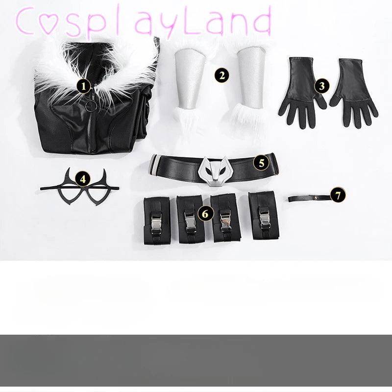  Cat Cosplay Costume For Women Custom Made Belt Included 