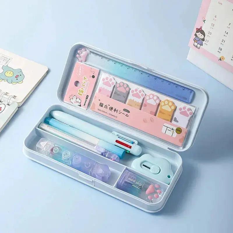  Cat Paw Stationery Kit Elegant Colorful Deluxe 9 In 1 -  ToylandEU™
