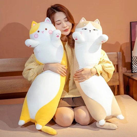 Cat Pillow | Soft Long Plush Filling | Toylandeu™