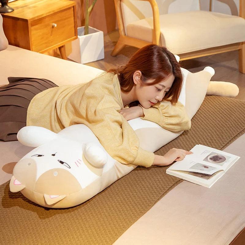 Cat Pillow | Soft Long Plush | PP Cotton Filling | 50-130 cm