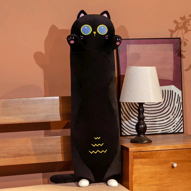 Cat Pillow | Soft Long Plush | PP Cotton Filling | 50-130 cm