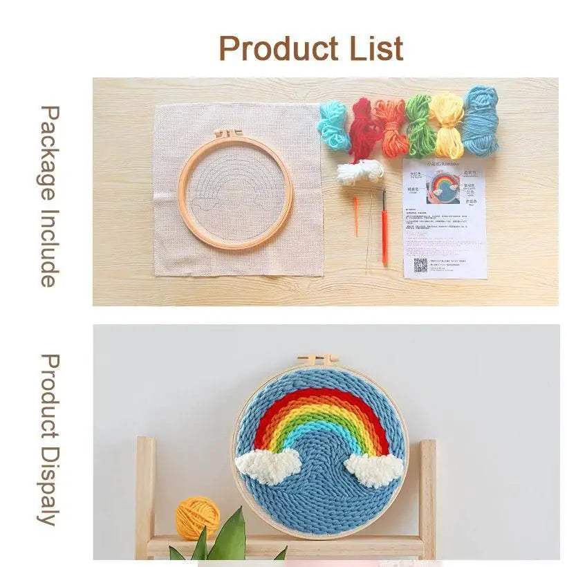  Cat-Themed Punch Needle Embroidery Kit for Adults - Fun DIY Needlecraft for Beginners -  ToylandEU™