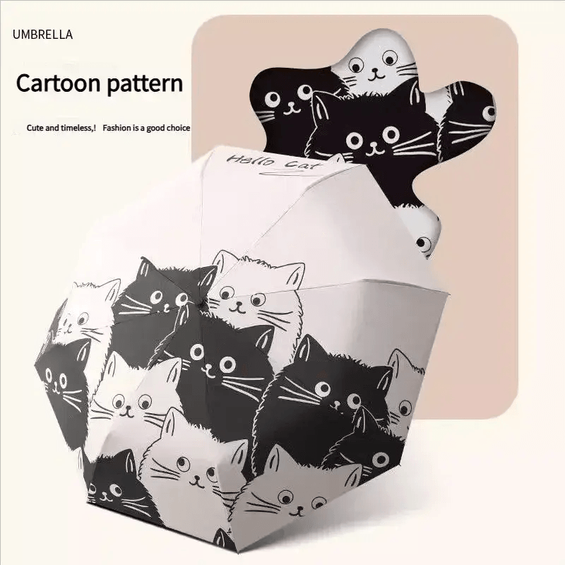  Cat Umbrella Auto Fold Sun Protection Lightweight Kids -  ToylandEU™