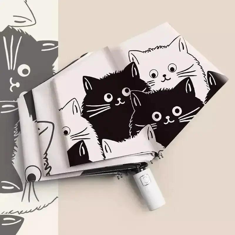  Cat Umbrella Auto Fold Sun Protection Lightweight Kids -  ToylandEU™
