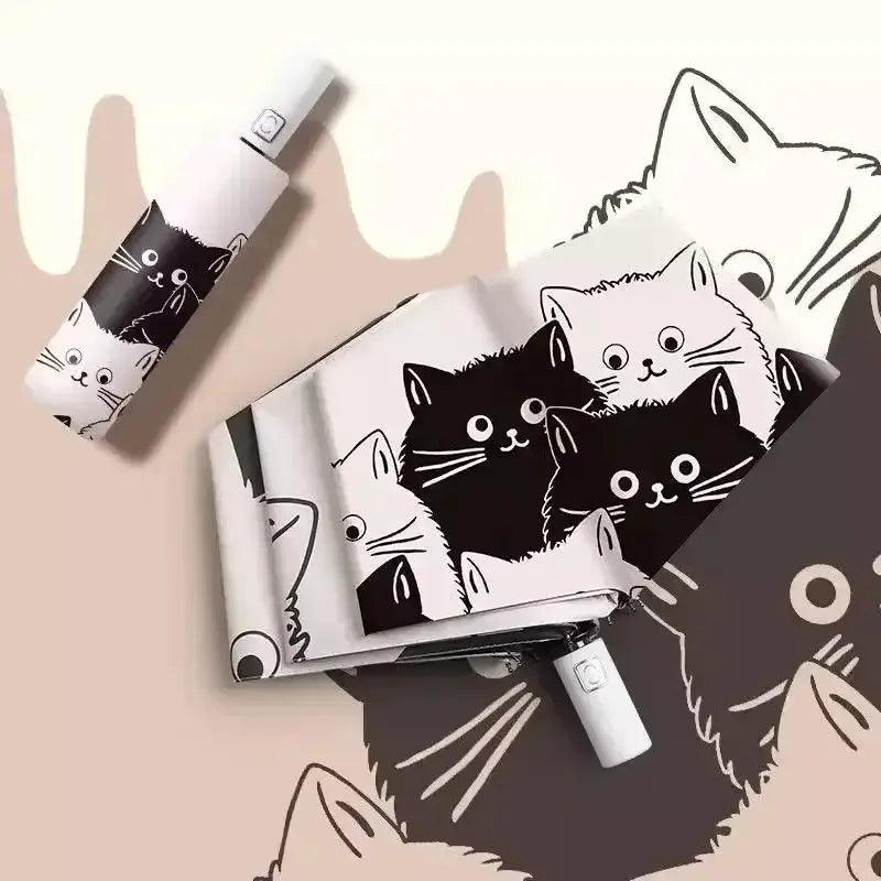 Cat Umbrella Auto Fold Sun Protection Lightweight Kids -  ToylandEU™