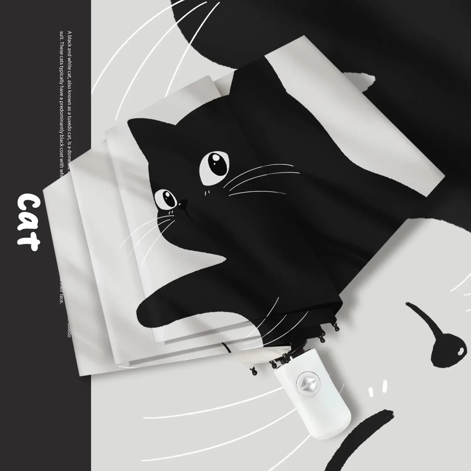 Cat Umbrella Automatic Portable Folding Sunshade For Kids - ToylandEU