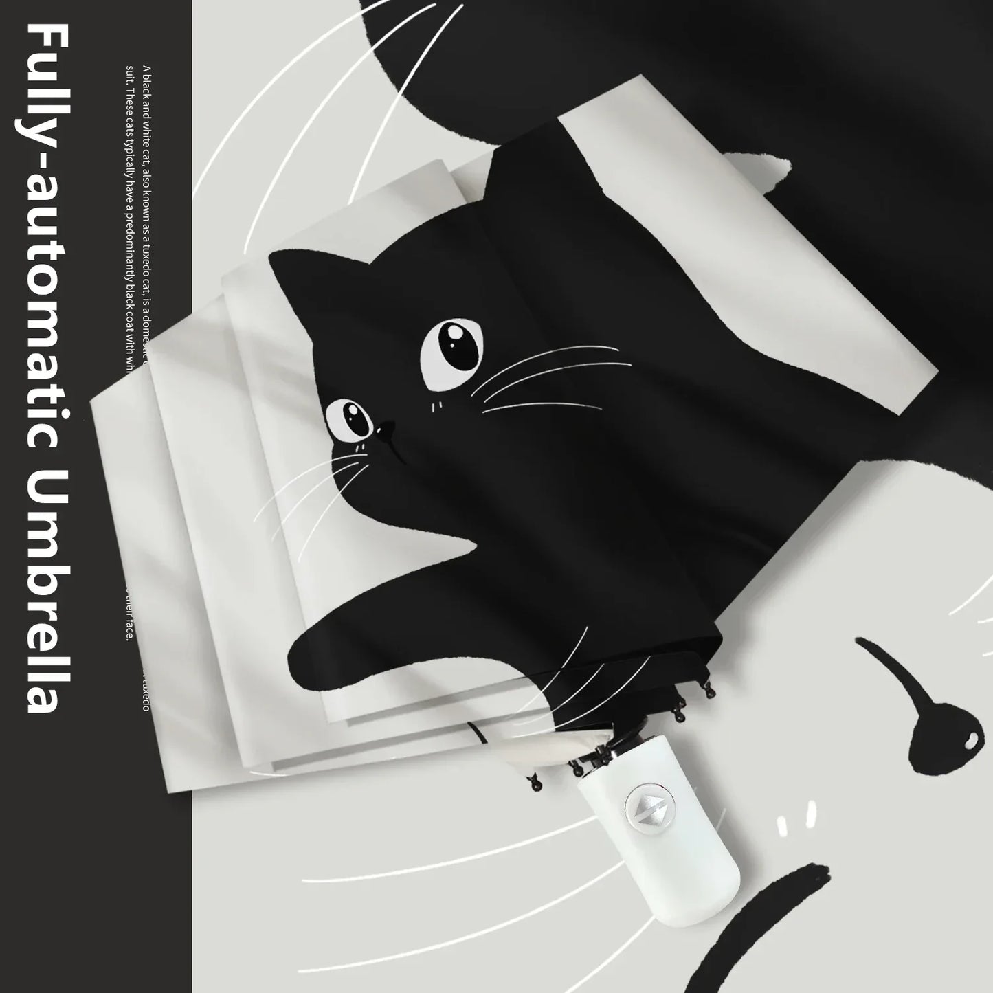 Cat Umbrella Automatic Portable Folding Sunshade For Kids - ToylandEU