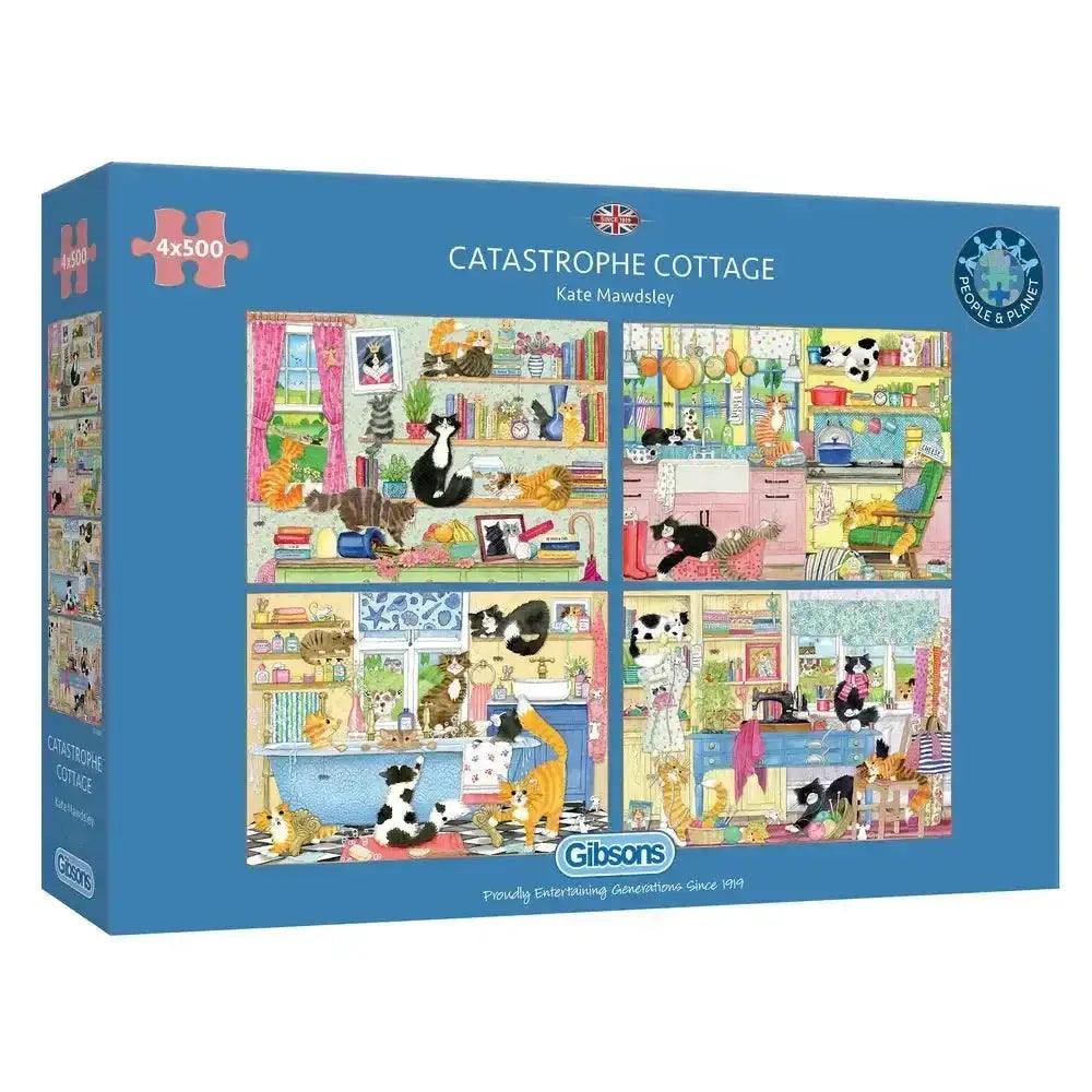  Catastrophe Cottage Puzzles 4 Pack 500 Piece Gift Set -  ToylandEU™