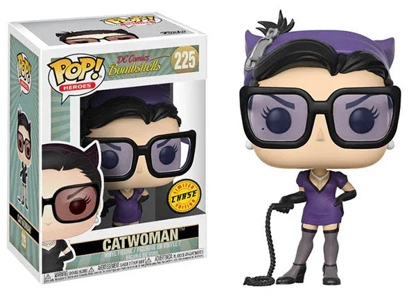 Catwoman Funko Pop Chase Purple Bombshells Near Mint - ToylandEU