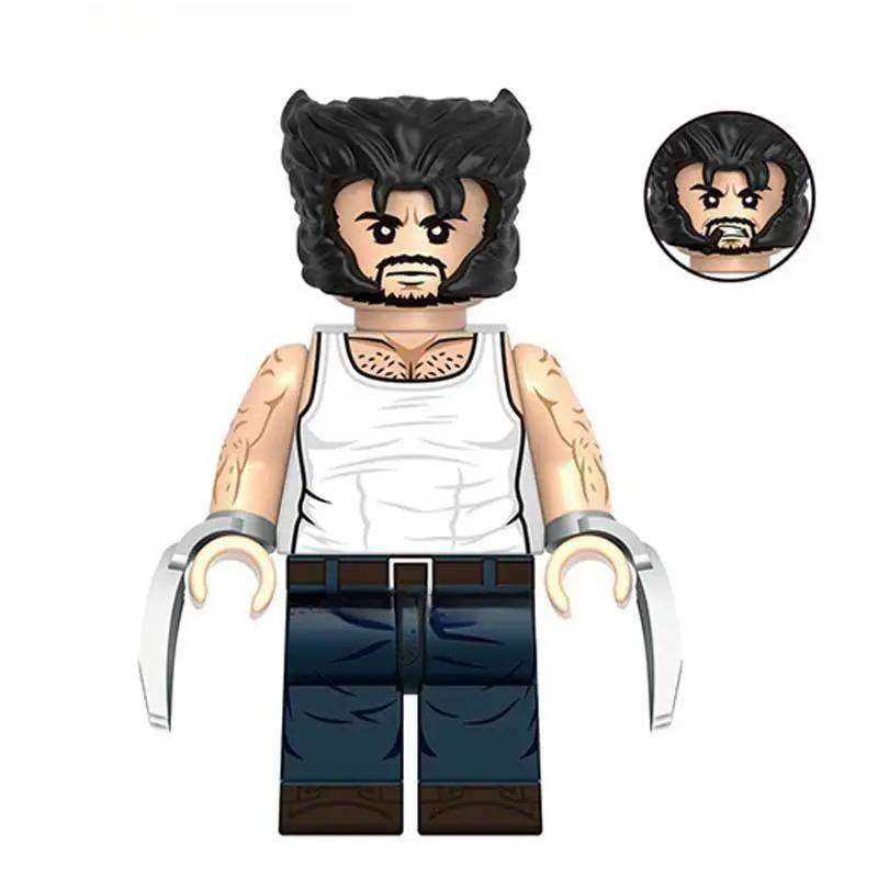 Cavilrene Wolverine Logan from X-Men & Deadpool Lego Minifigures Custom Toys - Minifigure Toys