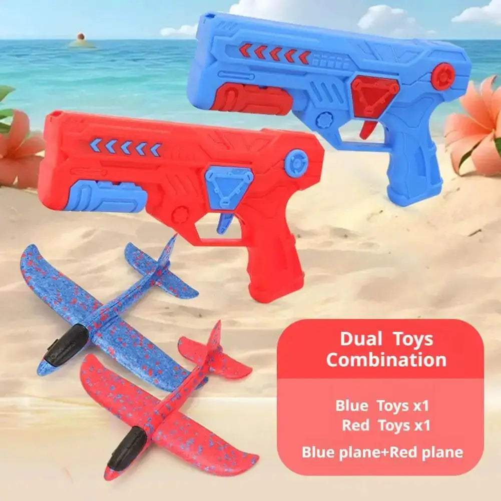 Celebrity Endorsed Foam Plane Toy Catapult For Kids Outdoor Fun - ToylandEU