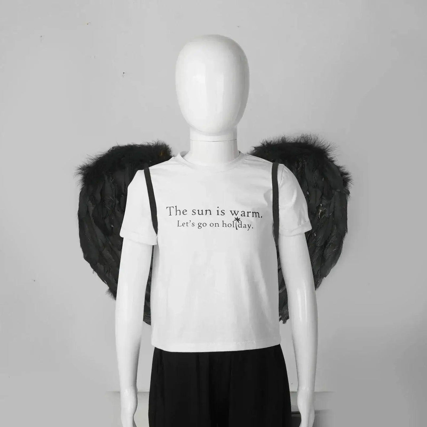  Celestial Black & White Angel Wings for Halloween & Stage Performances -  ToylandEU™