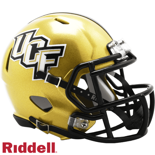 Central Florida Knights Riddell Authentic Helmet Gold - ToylandEU
