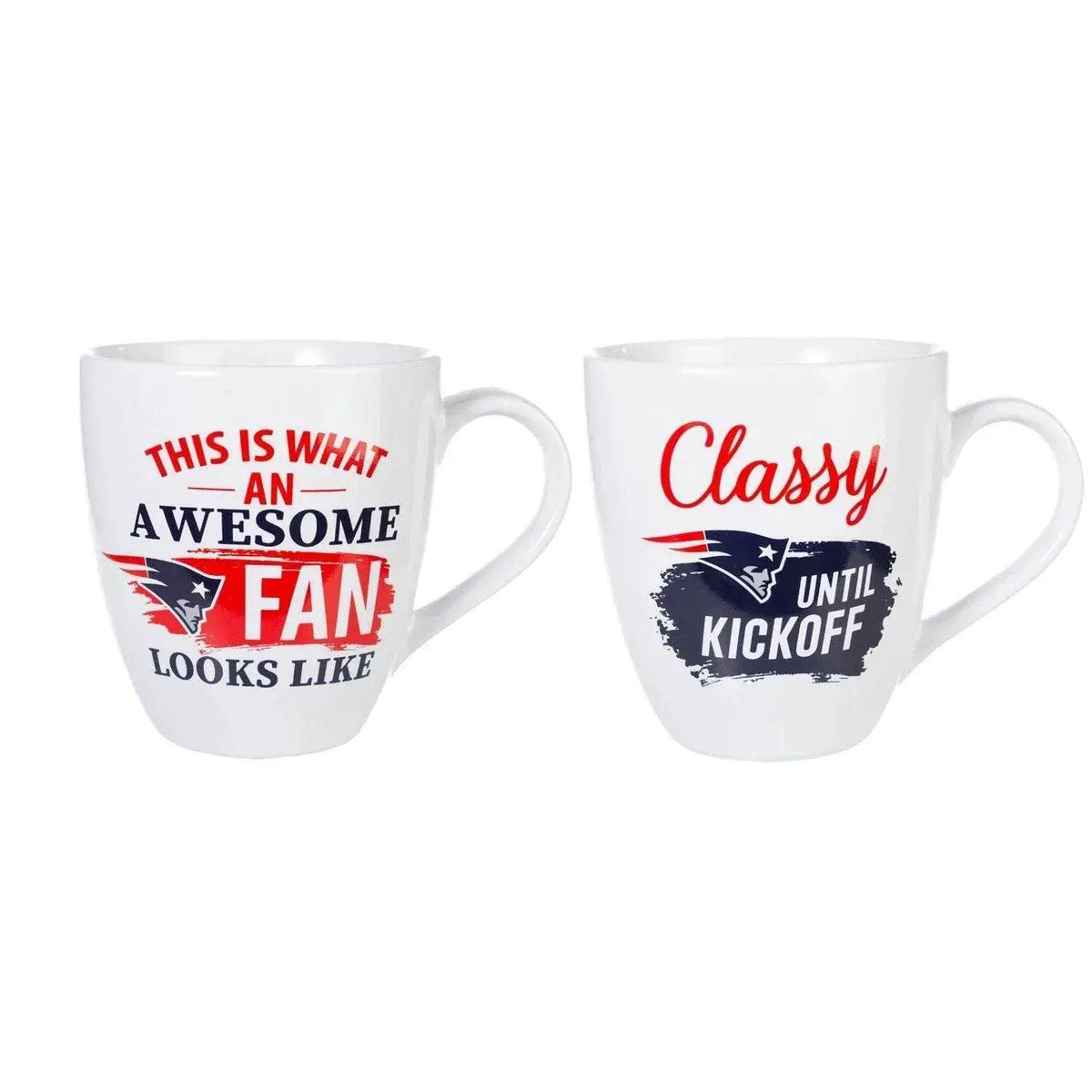  New England Patriots 17oz Ceramic Mugs Set Gift Box -  ToylandEU™