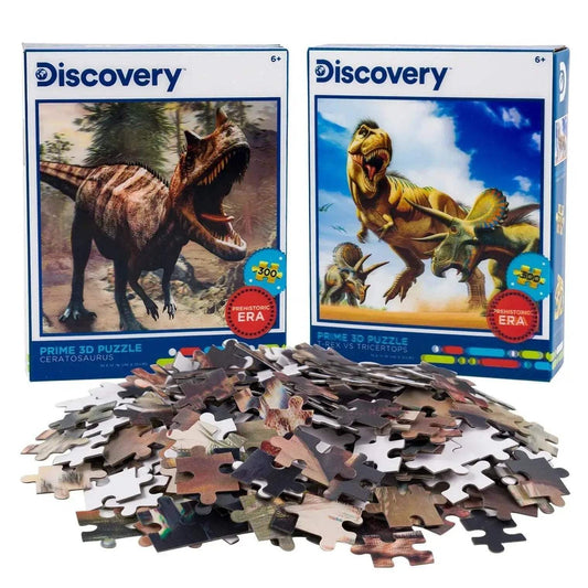  Dinosaur Jigsaw Puzzles Lenticular 3D Battle Set -  ToylandEU™
