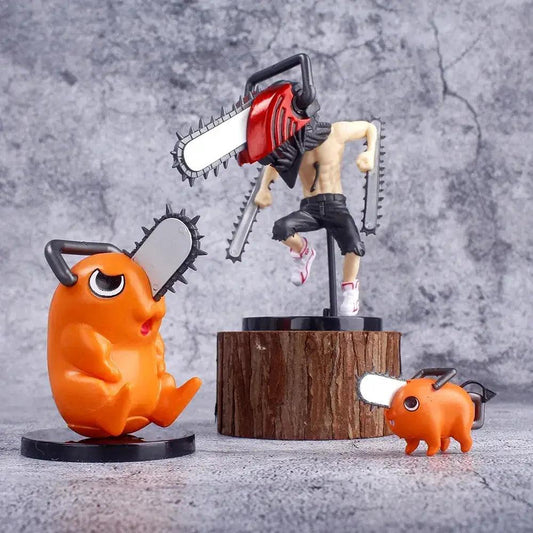  Chainsaw Man Denji Pochita Mini Figures Chibi Set -  ToylandEU™