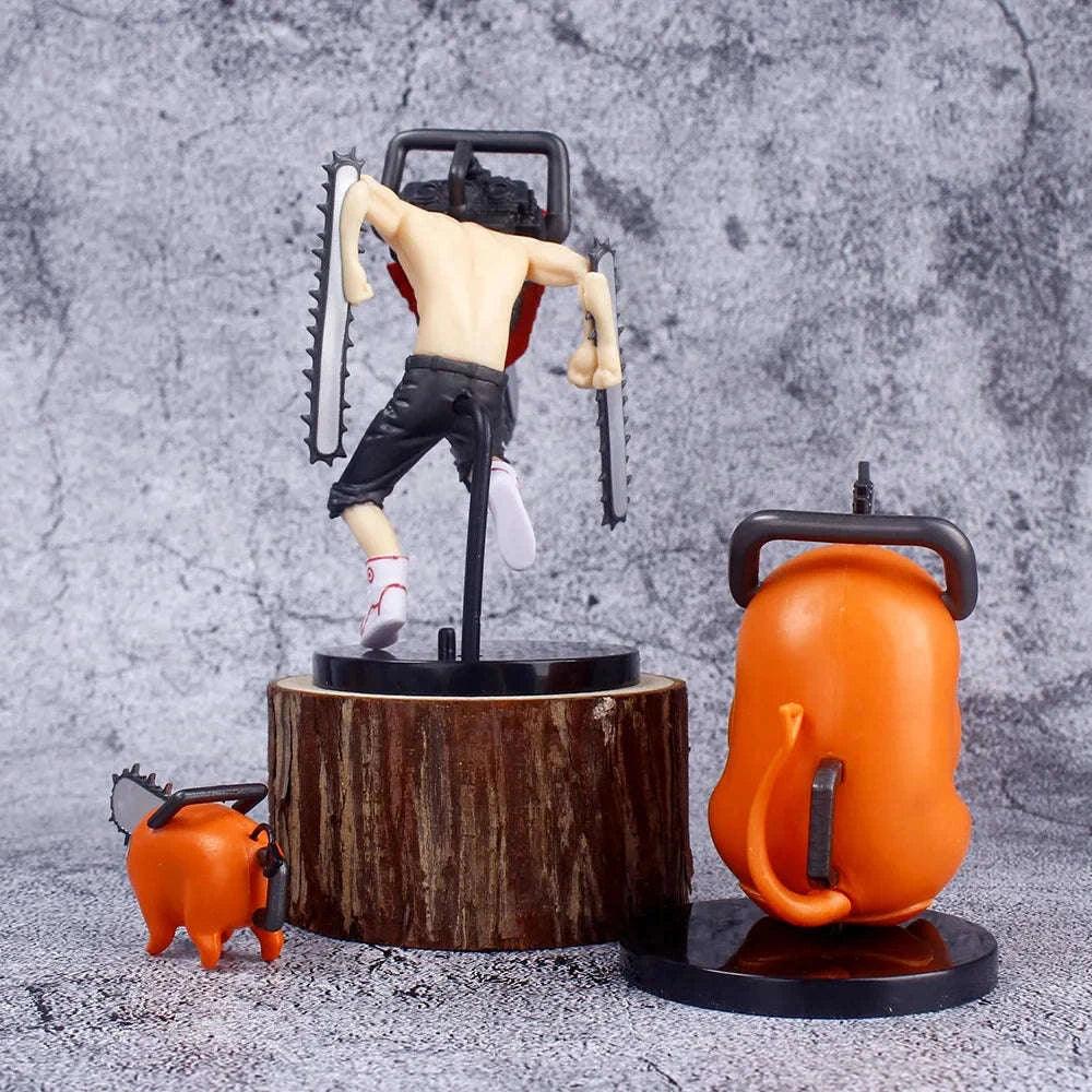 Chainsaw Man Denji Pochita Mini Figures Chibi Set