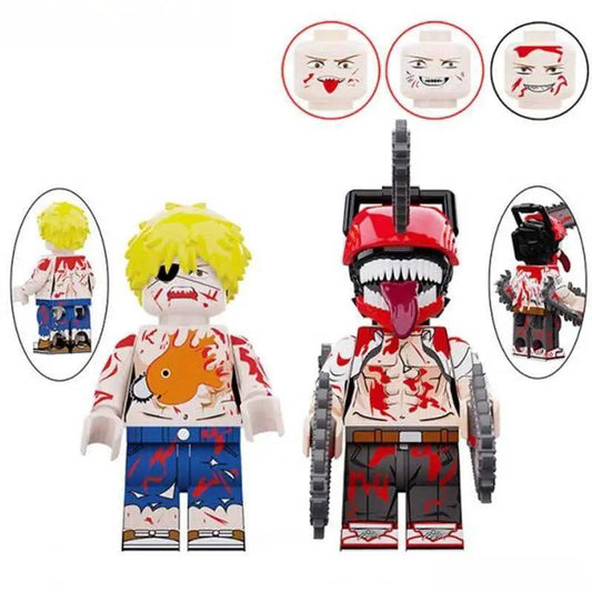  Chainsaw Man Denji Lego Minifigures Two Pack Set -  ToylandEU™