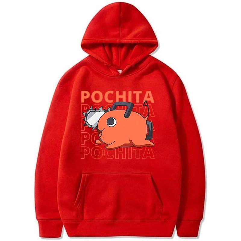  Chainsaw Man Hoodies For Women Cozy Pochita Graphic 