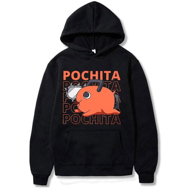  Chainsaw Man Hoodies For Women Cozy Pochita Graphic 