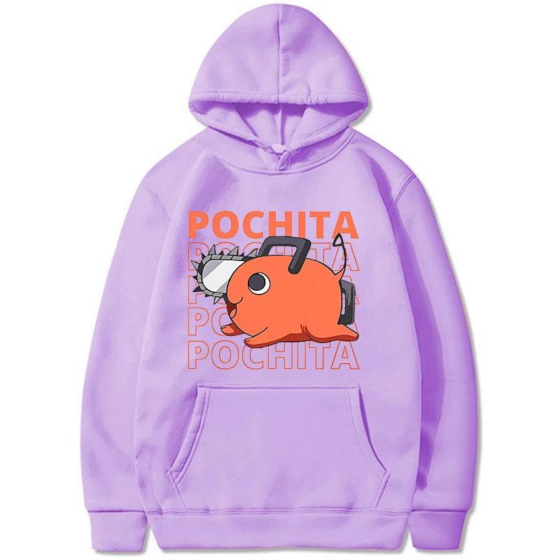  Chainsaw Man Hoodies For Women Cozy Pochita Graphic 