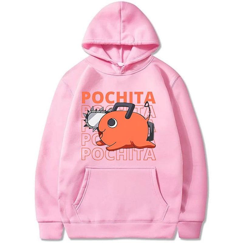  Chainsaw Man Hoodies For Women Cozy Pochita Graphic 