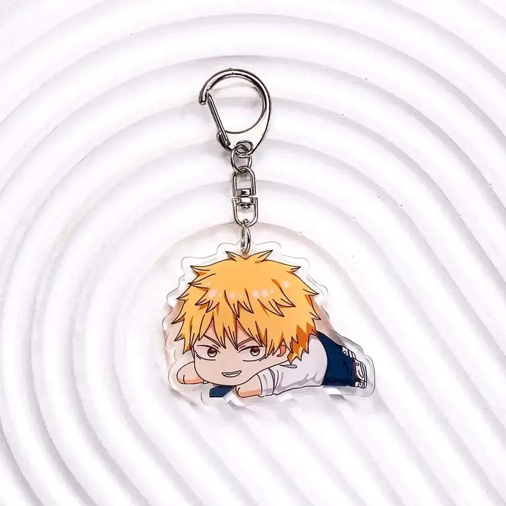 Chainsaw Man Keychains Durable Anime Charm Collectible Gifts - ToylandEU