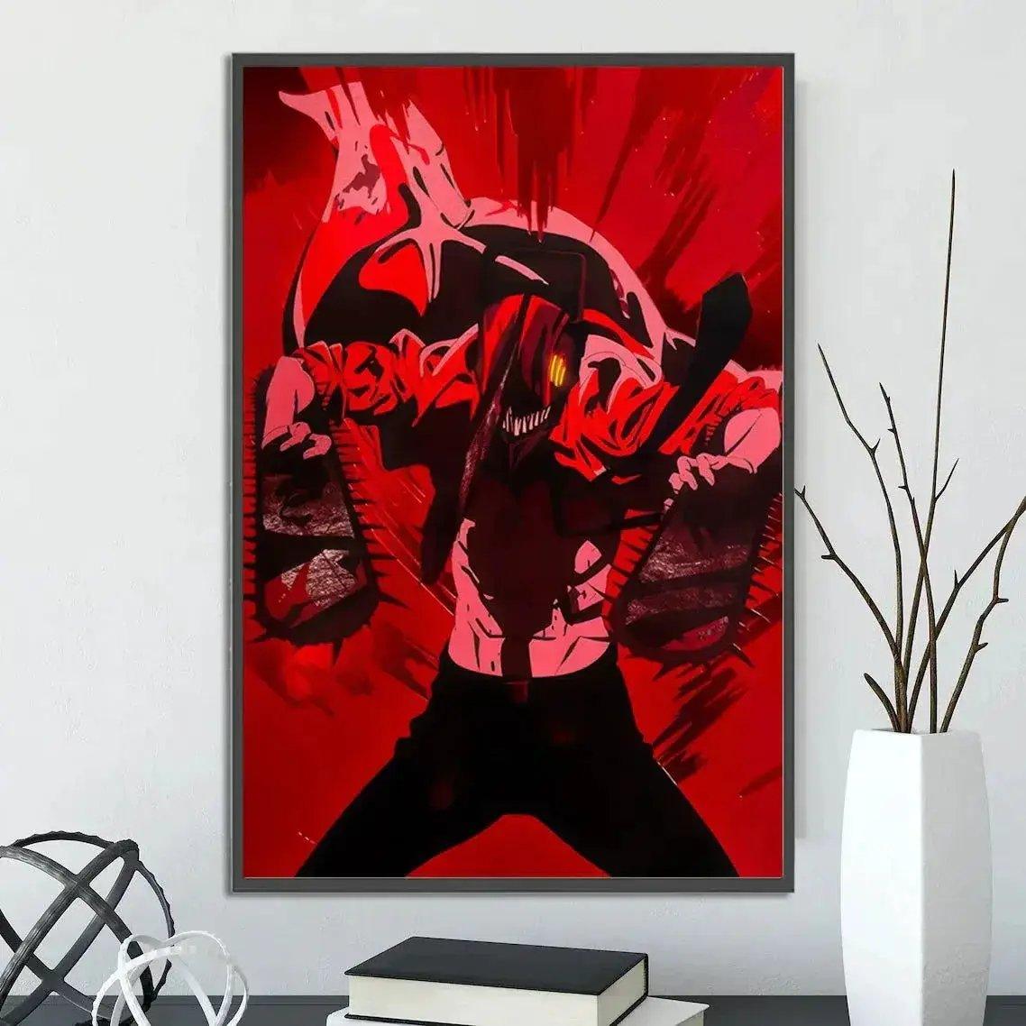  Chainsaw Man Self Adhesive Poster Wall Art -  ToylandEU™