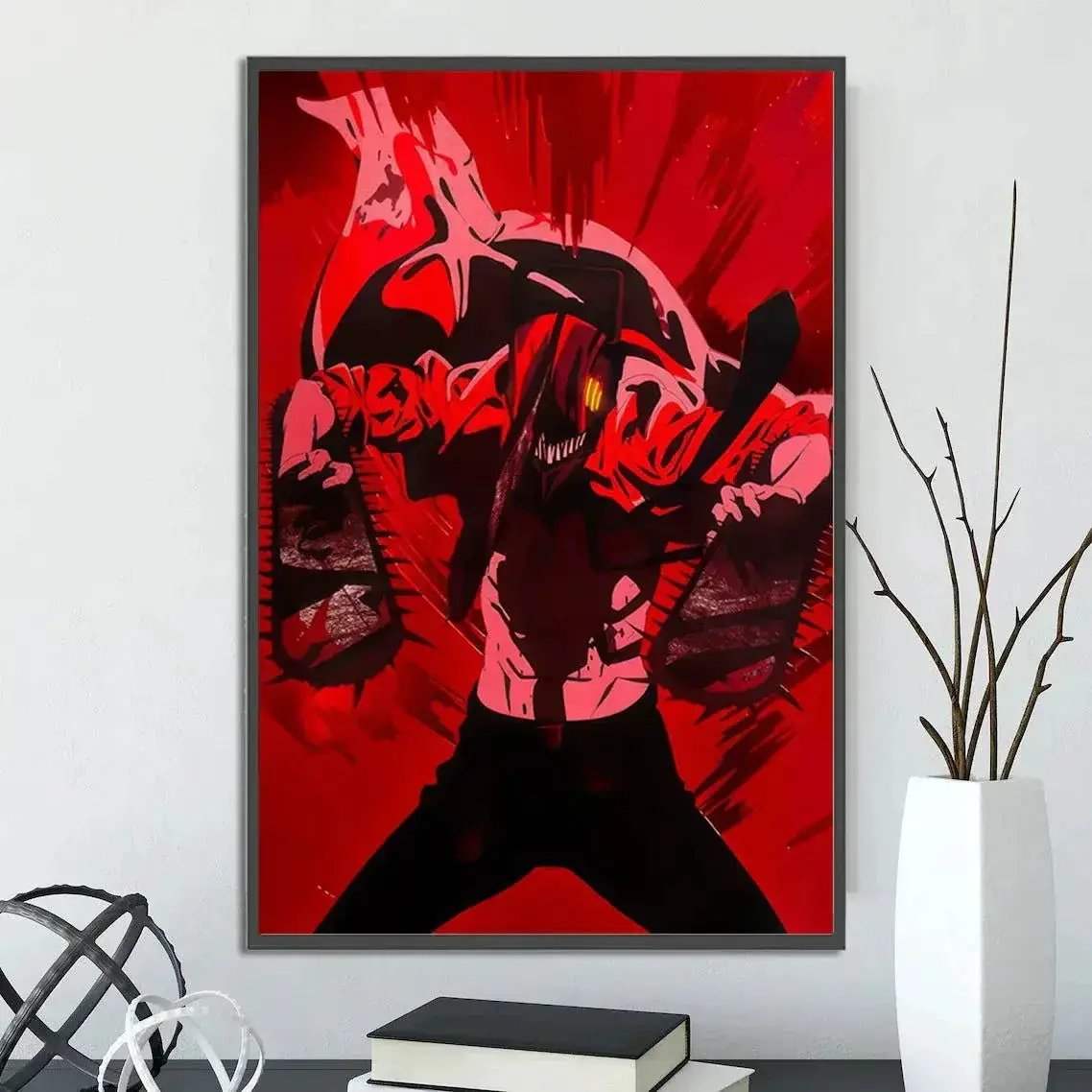 Chainsaw Man Self Adhesive Poster Wall Art For Bedrooms - ToylandEU