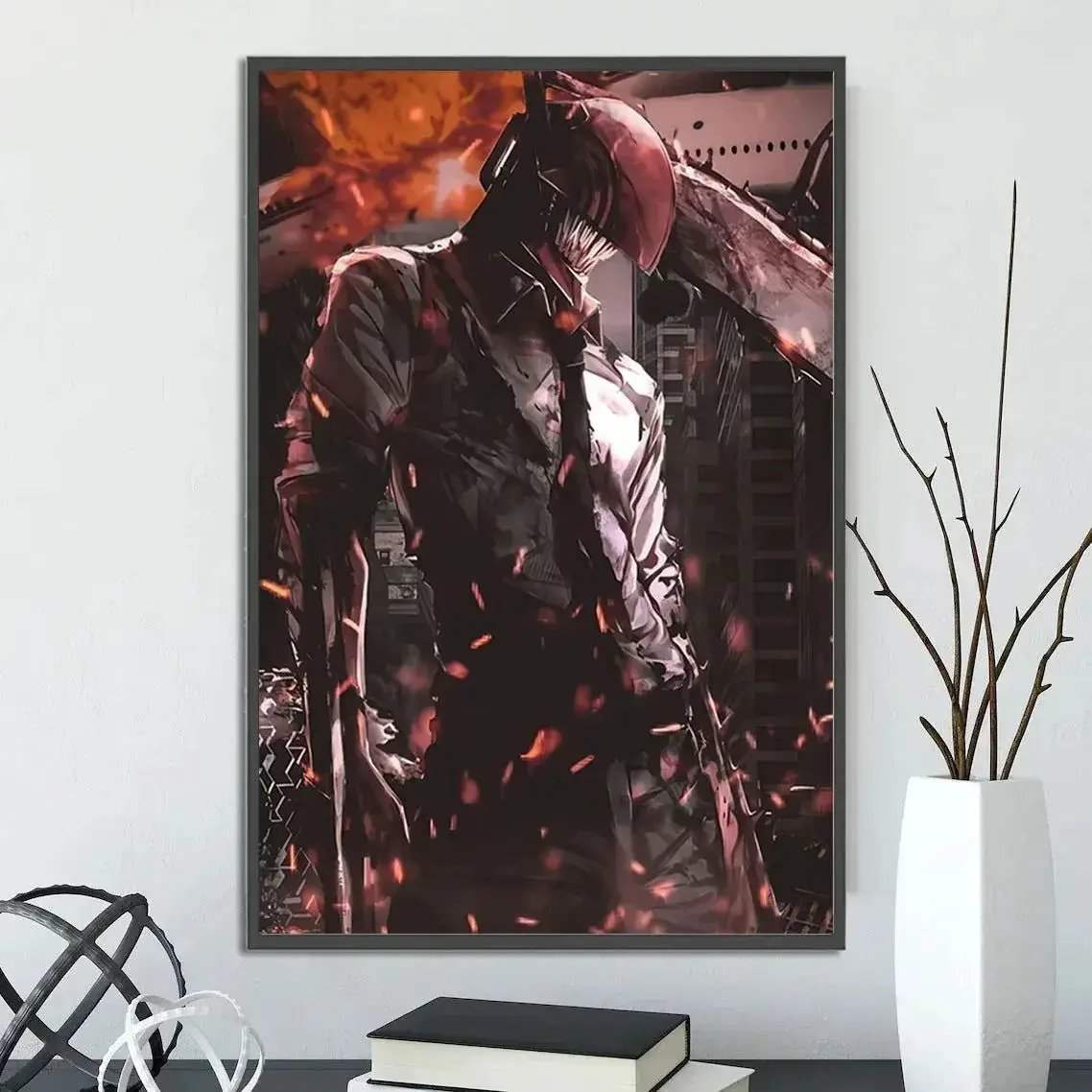 Chainsaw Man Self Adhesive Poster Wall Art For Bedrooms - ToylandEU