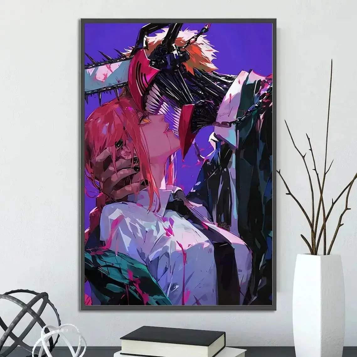Chainsaw Man Self Adhesive Poster Wall Art For Bedrooms - ToylandEU