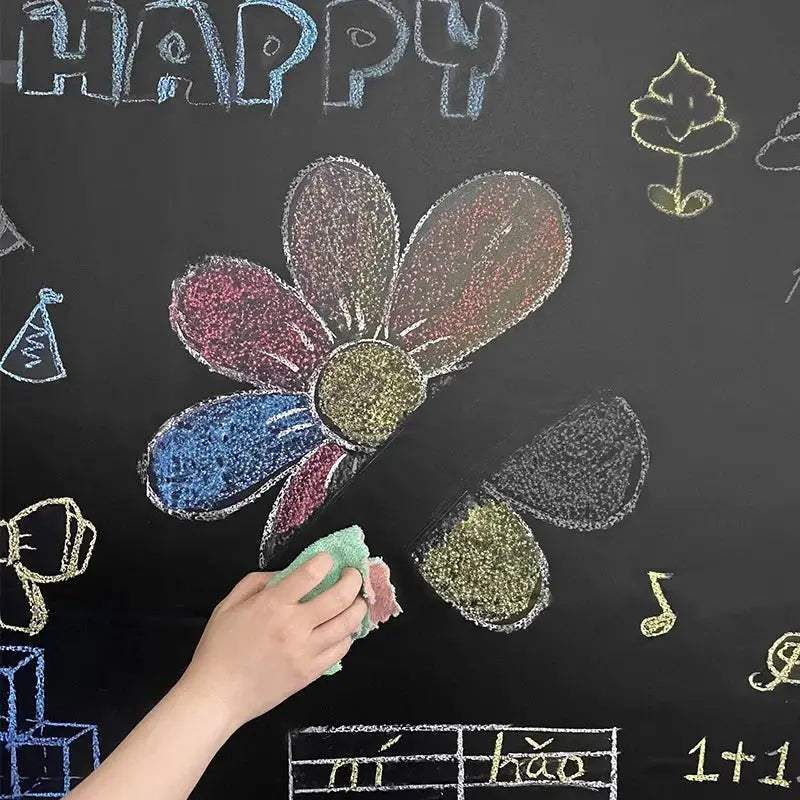 45x150CM Wall Stickers for Kids Room Vinyl Chalkboard Children Blackboard Stickers Chalkboard Paint Chalk Paint Wall - ToylandEU