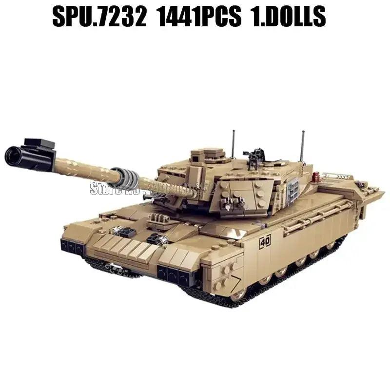  Challenger II Tank Building Blocks Set Lego Compatible -  ToylandEU™