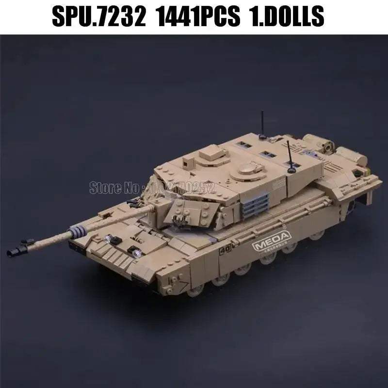  Challenger II Tank Building Blocks Set Lego Compatible -  ToylandEU™